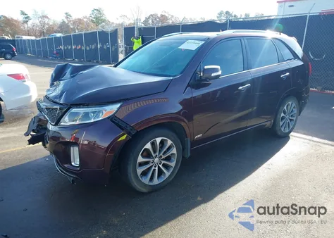 2015 Kia Sorento Sx V6 z USA, uszkodzony, nr VIN 5XYKWDA73FG552136
